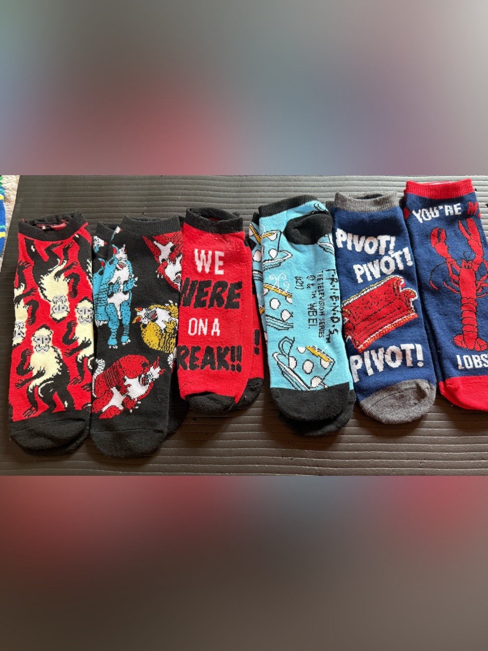 6 Pair of Friends Socks